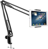 Cumpara ieftin Suport Stativ Birou Reglabil Flexibil Rohs Negru Metal Telefon iPad Tableta 4-11 inch Brat 74cm