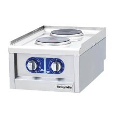 Masina de gatit electrica profesionala de banc cu 2 plite