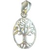 Pandantiv, jolie silver, argint 925, model copacul vietii rodiat, 22 x 11 mm, 0.9 g