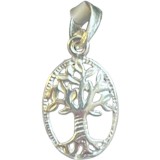Pandantiv, jolie silver, argint 925, model copacul vietii rodiat, 22 x 11 mm, 0.9 g