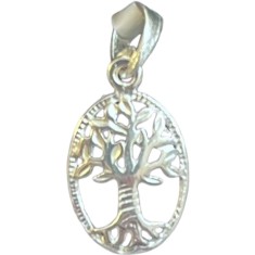 Pandantiv, jolie silver, argint 925, model copacul vietii rodiat, 22 x 11 mm, 0.9 g