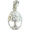 Pandantiv, jolie silver, argint 925, model copacul vietii rodiat, 22 x 11 mm, 0.9 g