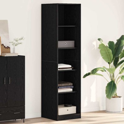 vidaXL Dulap Stejar negru 50 x 50 x 200 cm Lemn compozit 3345123 foto