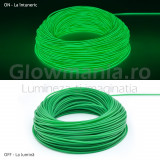 Fir electroluminescent neon flexibil el wire 5 mm culoare verde MultiMark GlobalProd, Oem