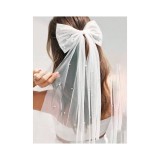 Cumpara ieftin Voal Mireasa cu Funda Alba - 751403