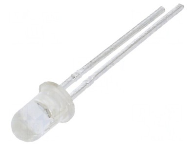 Fototranzistor 3mm 30V 20&amp;deg; 70mW Convex foto