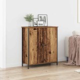 vidaXL Dulap Maro Lemn Vechi 70x30x80cm, 2 Usi, Bufet Rustic Sufragerie, Lemn Prelucrat si Otel