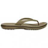 Slapi Crocs Crocband Flip Maro - Khaki