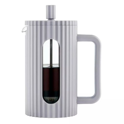 Infuzor din sticla, aparat pentru cafea, ceai sau ierburi, capacitate 600 ml, gri, Klausberg foto