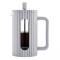 Infuzor din sticla, aparat pentru cafea, ceai sau ierburi, capacitate 600 ml, gri, Klausberg