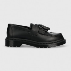 Dr. Martens mocasini de piele Adrian Mono femei, culoarea negru, cu toc plat, DM30637001