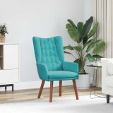 VidaXL Fotoliu de relaxare Turcoaz 63 x 67 x 94 cm Catifea