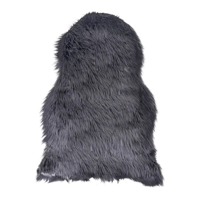 Mesters&eacute;ges b&aacute;r&aacute;nybőr, sz&uuml;rke, 50x85 cm