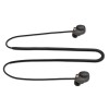 Curea Silicon Negru Kwmobile Compatibila cu Sony WF-1000XM4 - Anti-pierdere, Sport
