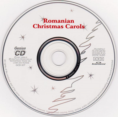 CD Romanian Christmas Carols (Christmas Folk Songs - Various Romanian Artists) foto