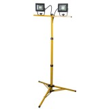 Lampa de lucru santier cu stativ LED SMD , Dedra , 2250 lmn, 2x20W,3000 lm, IP65