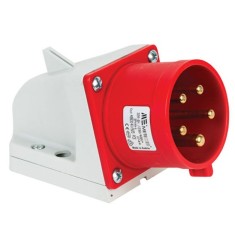 Fisa stecher 5 poli 3P+N+PE 32A 6h 380V IP44 trifazic CEE montaj aplicat