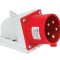 Fisa stecher 5 poli 3P+N+PE 32A 6h 380V IP44 trifazic CEE montaj aplicat