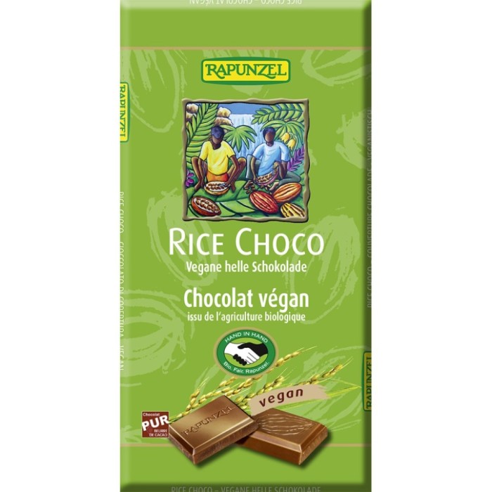 Ciocolata vegana cu orez, eco