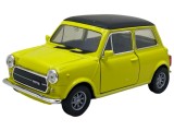 Macheta Mini Cooper 1300 galben negru 1:36