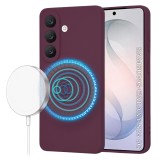Husa silicon Samsung Galaxy S26 Asteroid GSM SoftFlex MagSafe, bordo