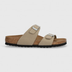 Birkenstock papuci Sydney femei, culoarea bej, 1026700