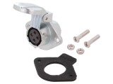 Soclu WY16 Mamă 4 PIN IP67 15A 500V Aurit 14AWG