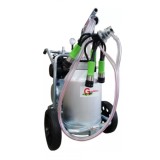 Aparat de muls Vaci Green Line T140 AL PC, 40L aluminiu, 1 post, 180 l/min, Grup Colector Plastic, Tanc Vacuum Inclus