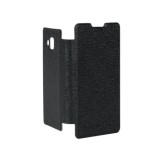 FLIP BOOK COVER NEGRU KRUGER&amp;MATZ MIST, Cu clapeta, Vinyl, Husa