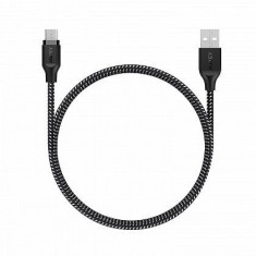 Cablu de date / incarcare USB 2,0 - Micro USB Aukey CB-AM1, lungime 1,2 m, negru foto