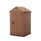 Căsuță de grădină din plastic Darwin 4x4, maro