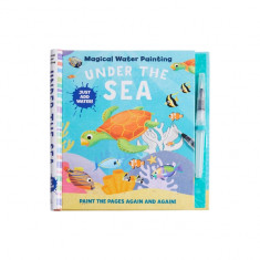 Magical Water Painting: Under the Sea: Art Activity Book Books for Family Travel Kid's Coloring Books (Magic Color and Fade)