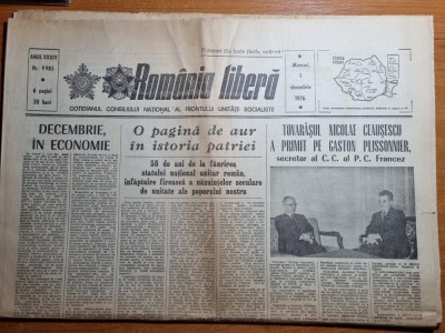 romania libera 1 decembrie 1976-58 ani la marea unire,n.comaneci sportiva anului foto