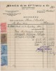Romania, Banca G.M. Eftimiu &amp; Co, Borderou (I), Bucuresti, 1938