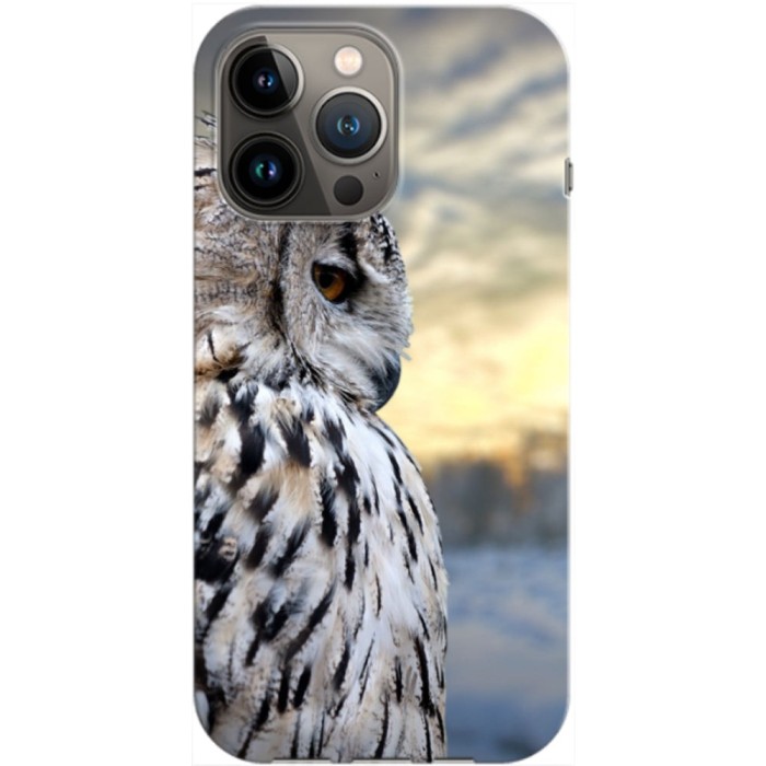 Husa compatibila cu Apple iPhone 14 Plus model Owl, Silicon, TPU, Viceversa