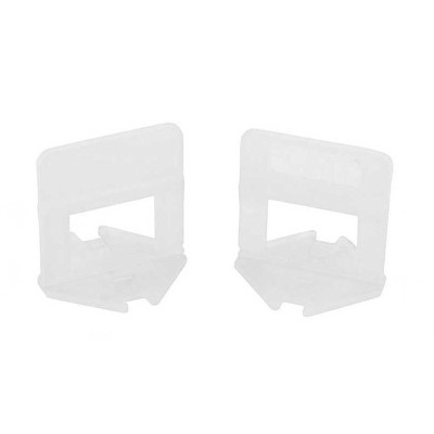 Set cleme pentru nivelare gresie si faianta Wert 2749-100, 1 mm, 200 buc foto