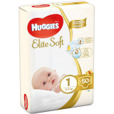 Scutece Huggies Elite Soft 1, 3-5 kg, 50 buc