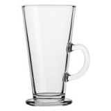 Cească transparentă din sticlă cu bază rotundă 260ml, CMCLASS
