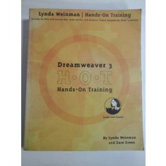 DREAMWEAVER 3 H.O.T HANDS-ON TRAINING - LYNDA WEINMAN AND GARO GREEN