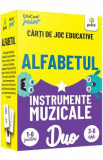 Alfabetul. Instrumente muzicale. Carti de joc educative