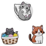 Husa OEM Cat pentru Apple AirTag, Set 3 bucati, Multicolor