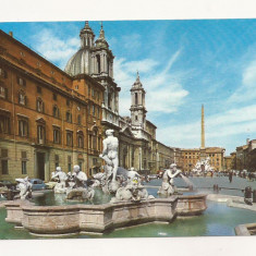 FA52-Carte Postala-ITALIA- Roma, Piazza Navona, necirculata 1968