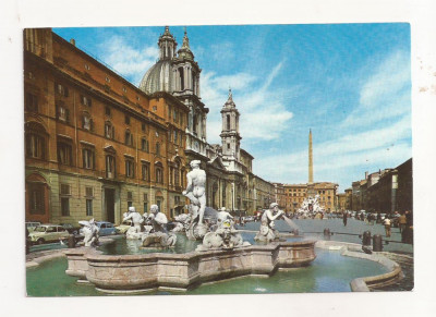 FA52-Carte Postala-ITALIA- Roma, Piazza Navona, necirculata 1968 foto