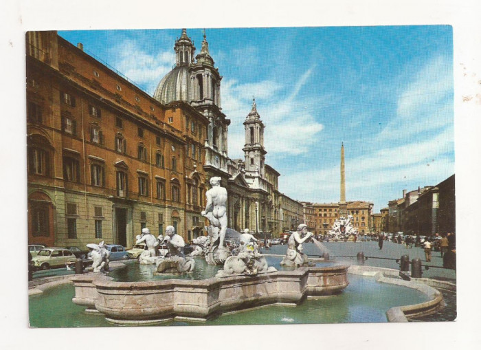 FA52-Carte Postala-ITALIA- Roma, Piazza Navona, necirculata 1968