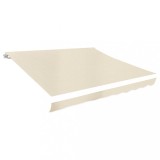 VidaXL P&acirc;nză de copertină, crem, 6 x 3 m, (cadrul nu este inclus)