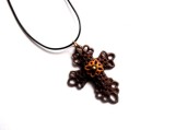 Colier fimo ,cruciulita 39009