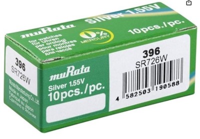 Set 10 baterii de ceas Murata 396 / 397 SR726SW AG2 1.55V foto