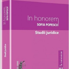 In honorem Sofia Popescu. Studii juridice |