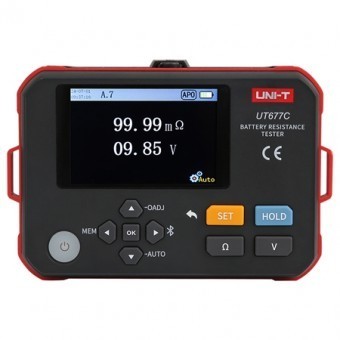 Multimetru digital rezistenta baterie ut677c uni-t foto