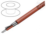 Cablu ecranat 1x2x18AWG roşu 300V, 152m